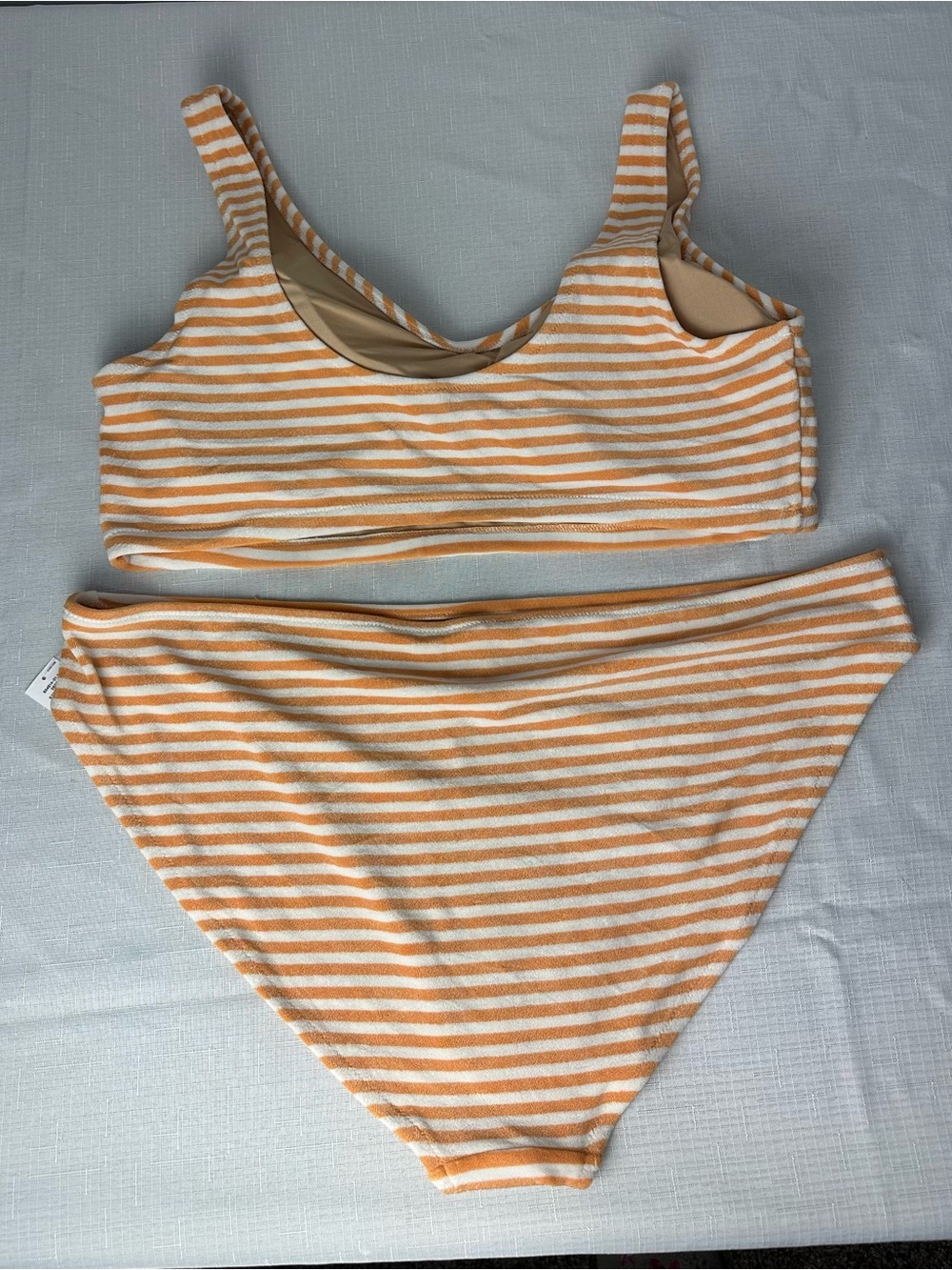 NWT Old Navy Orange & White Terry Bikini 3X - Picture 9 of 14